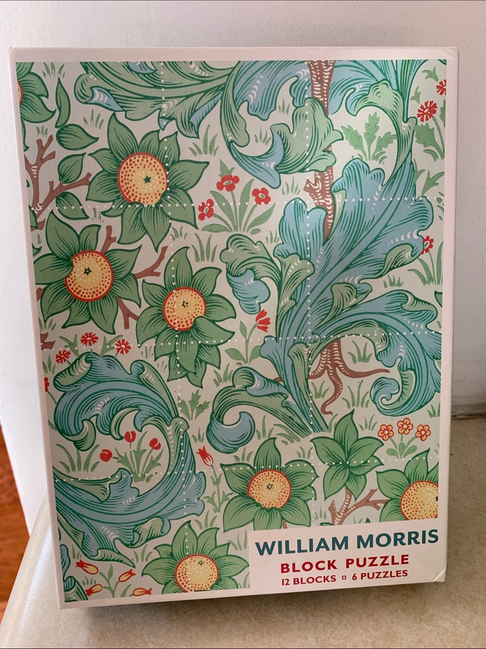 William Morris Block Puzzle (12 blocks, 6 puzzles)